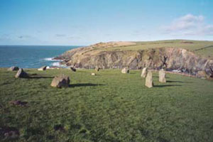 Pembrokeshire coast in the South of Wales