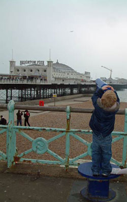 Brighton Pier on the South coast of England