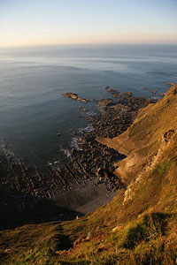Amazing cliffs of Cornwall England